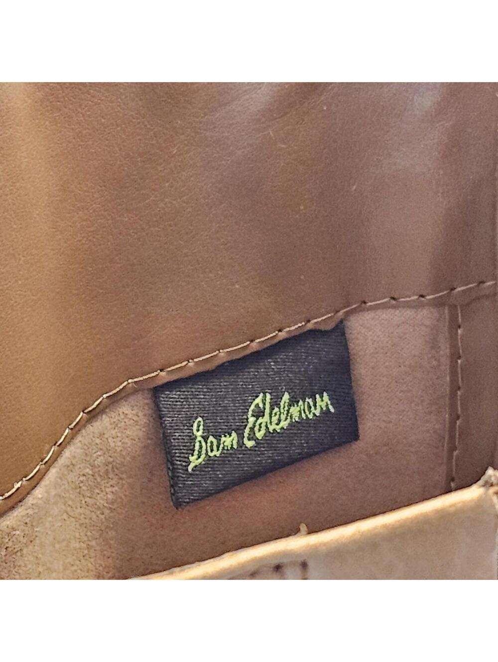 Sam Edelman Women Penny Riding Equestrian Tall Tan Leather Boots size 9.5 - Picture 8 of 11